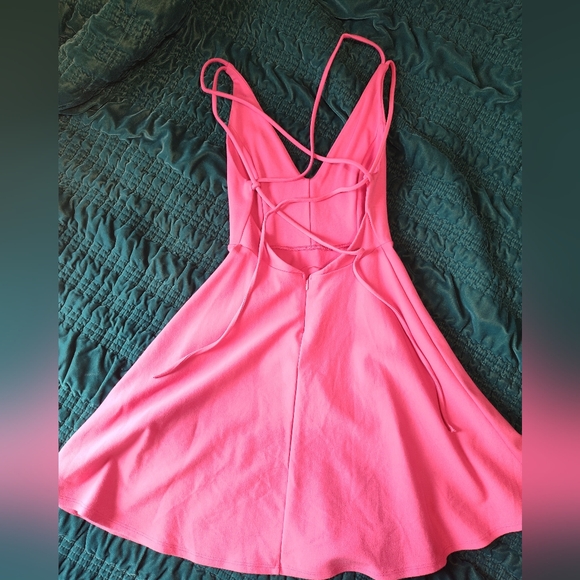 Hollister Hot Pink Mini Dress - Picture 2 of 5